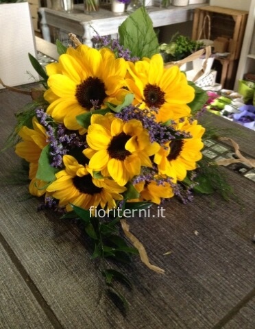 Bouquet di girasoli