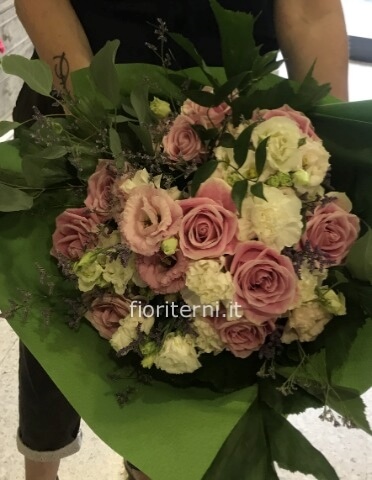 Bouquet di rose gialle
