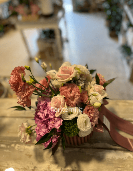 composizione cappelliera centrotavola